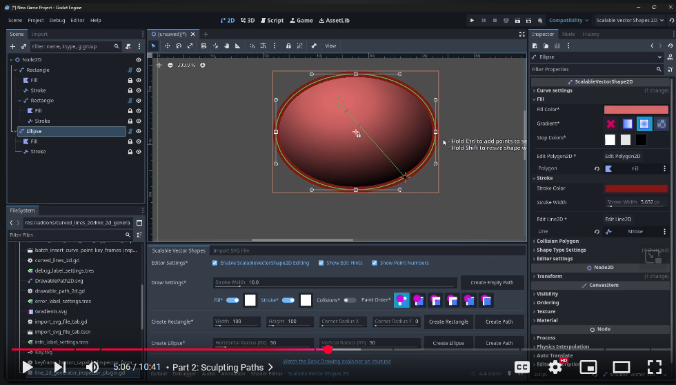 sculpting paths on youtube