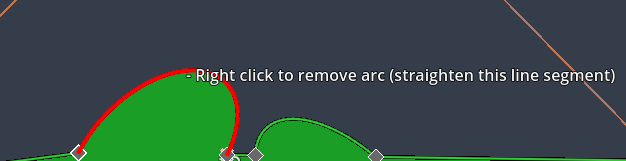 remove an arc